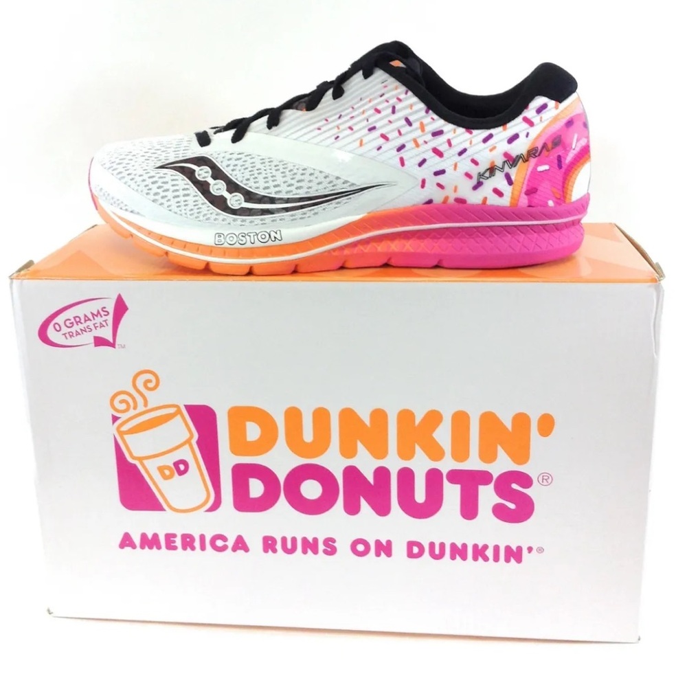 Womens Saucony Kinvara 8 Dunkin' Donuts Boston Sneakers Shoes